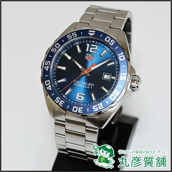 国産品 タグホイヤー フォーミュラ1 BA0842 ブルー WAZ1010 時計 - www ...