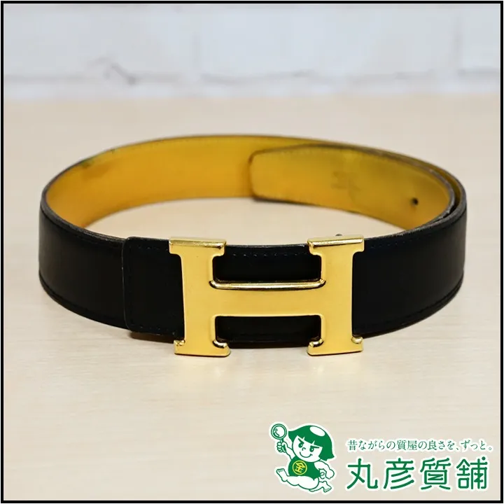 ブランド衣類　ウエストベルト　エルメス　コンスタンス　カーフ/クシュベル