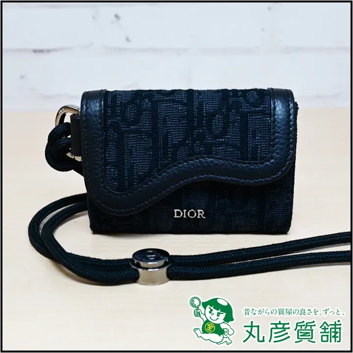 財布　クリスチャンディオール　オブリーク　キャンバス　コインケース